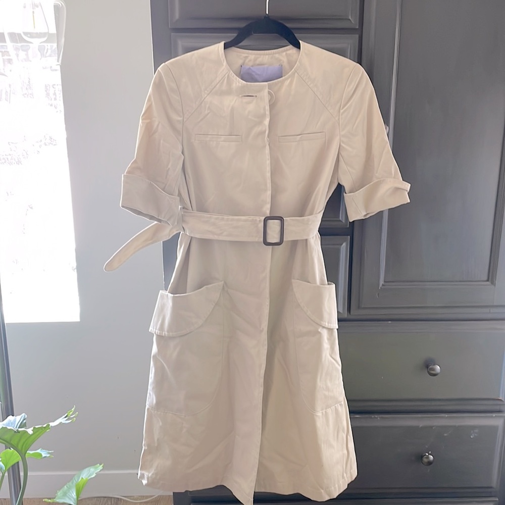 Vera Wang Lavender Label Trench Coat